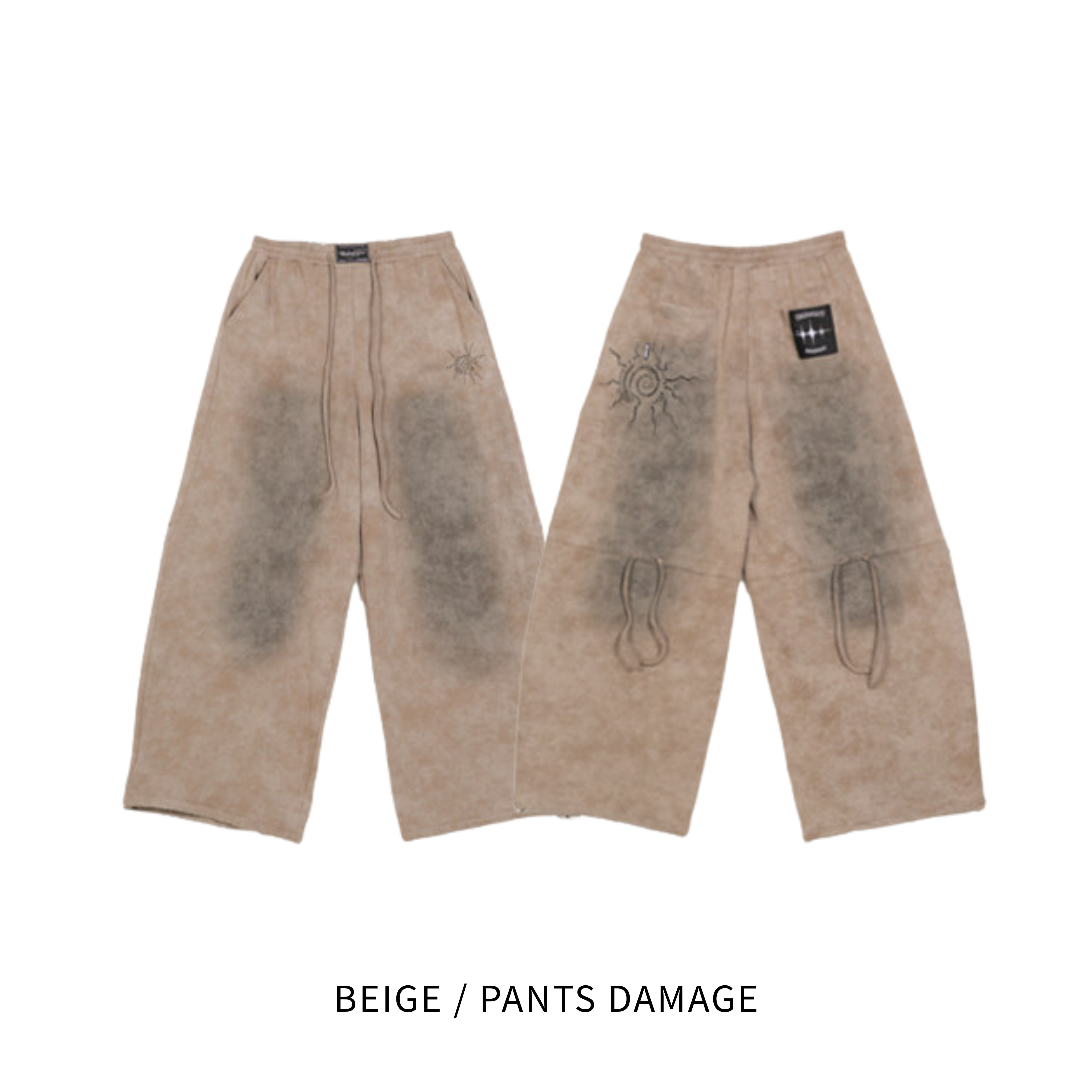 VINTAGE WASH WIDE PANTS