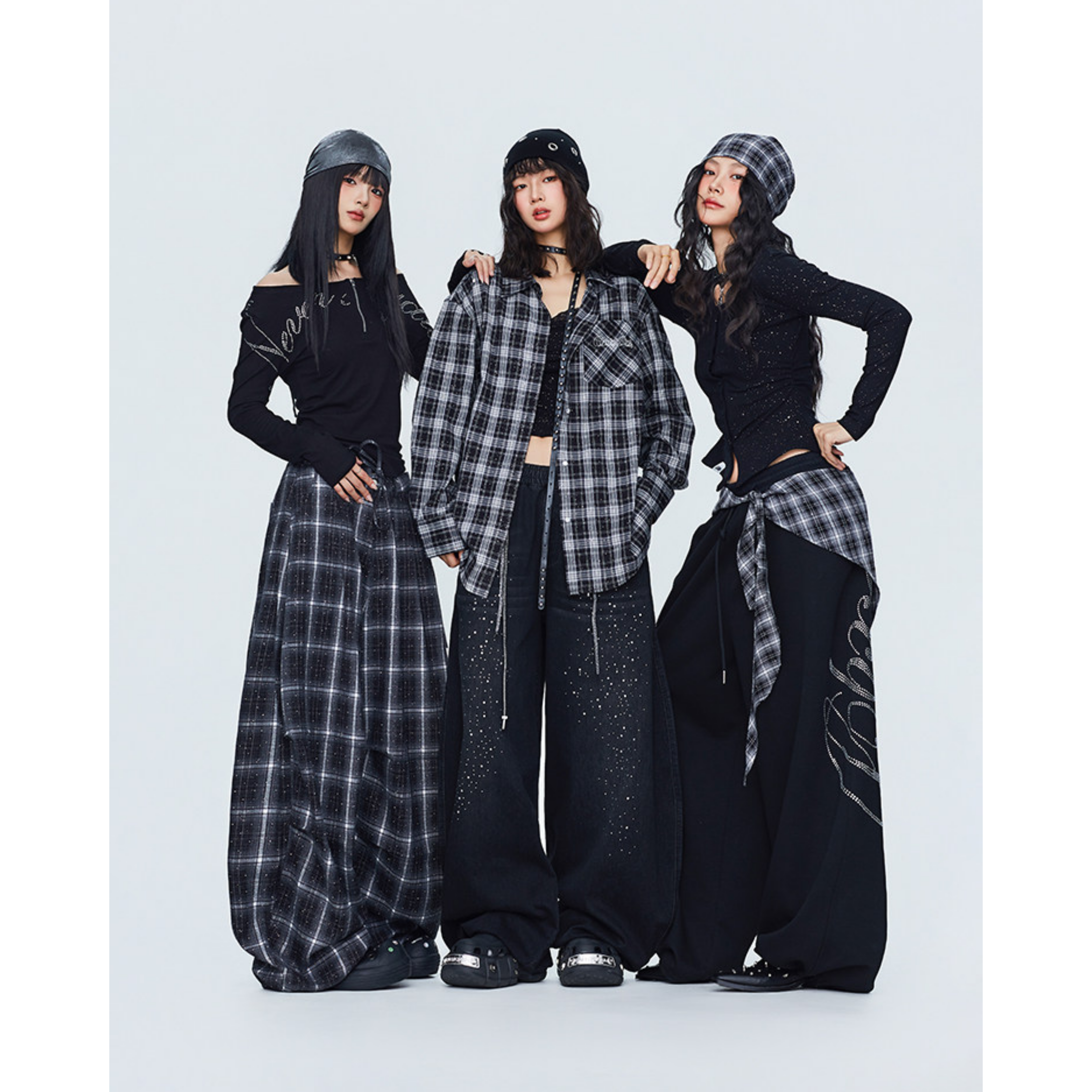 OVERSIZED CHECK PANTS