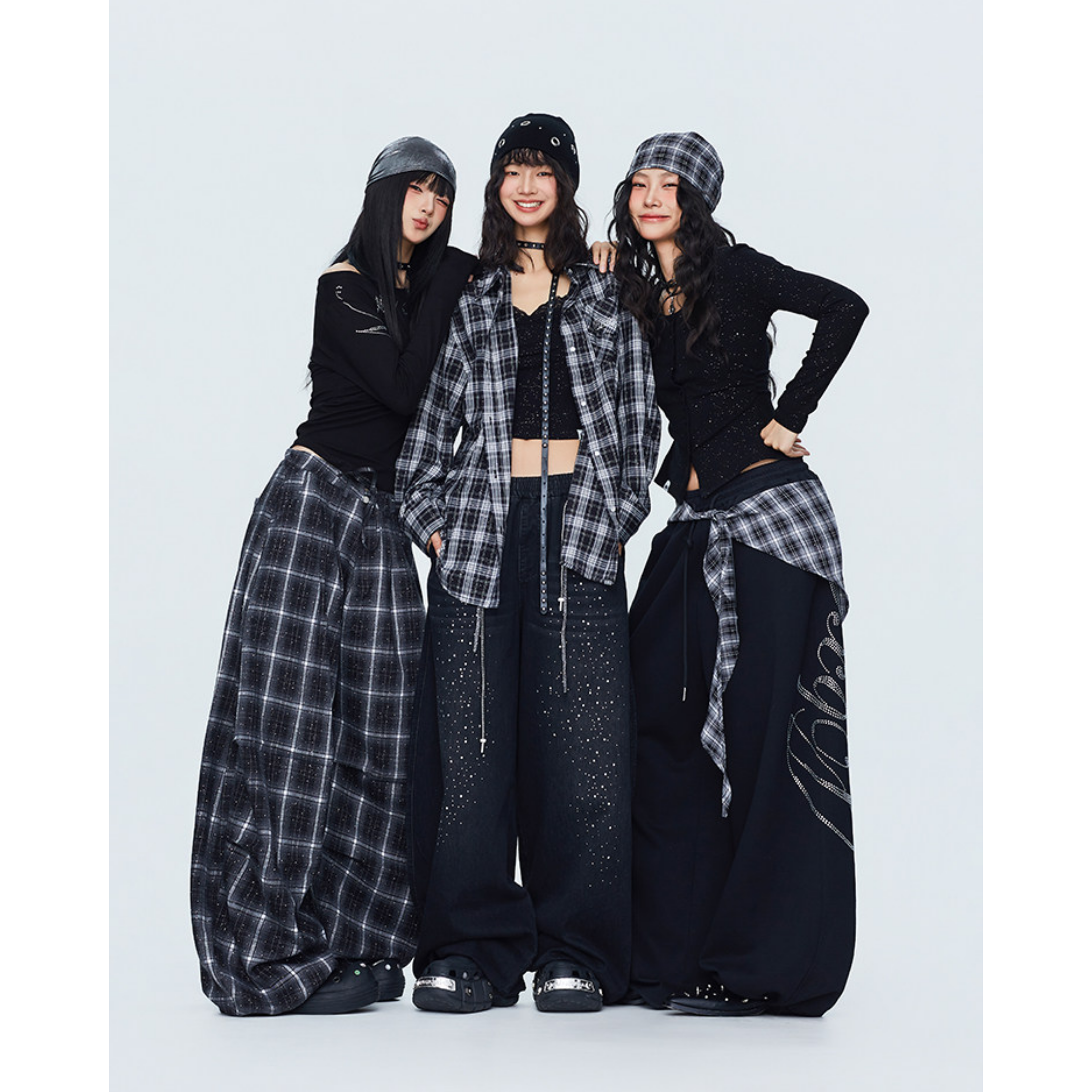 OVERSIZED CHECK PANTS