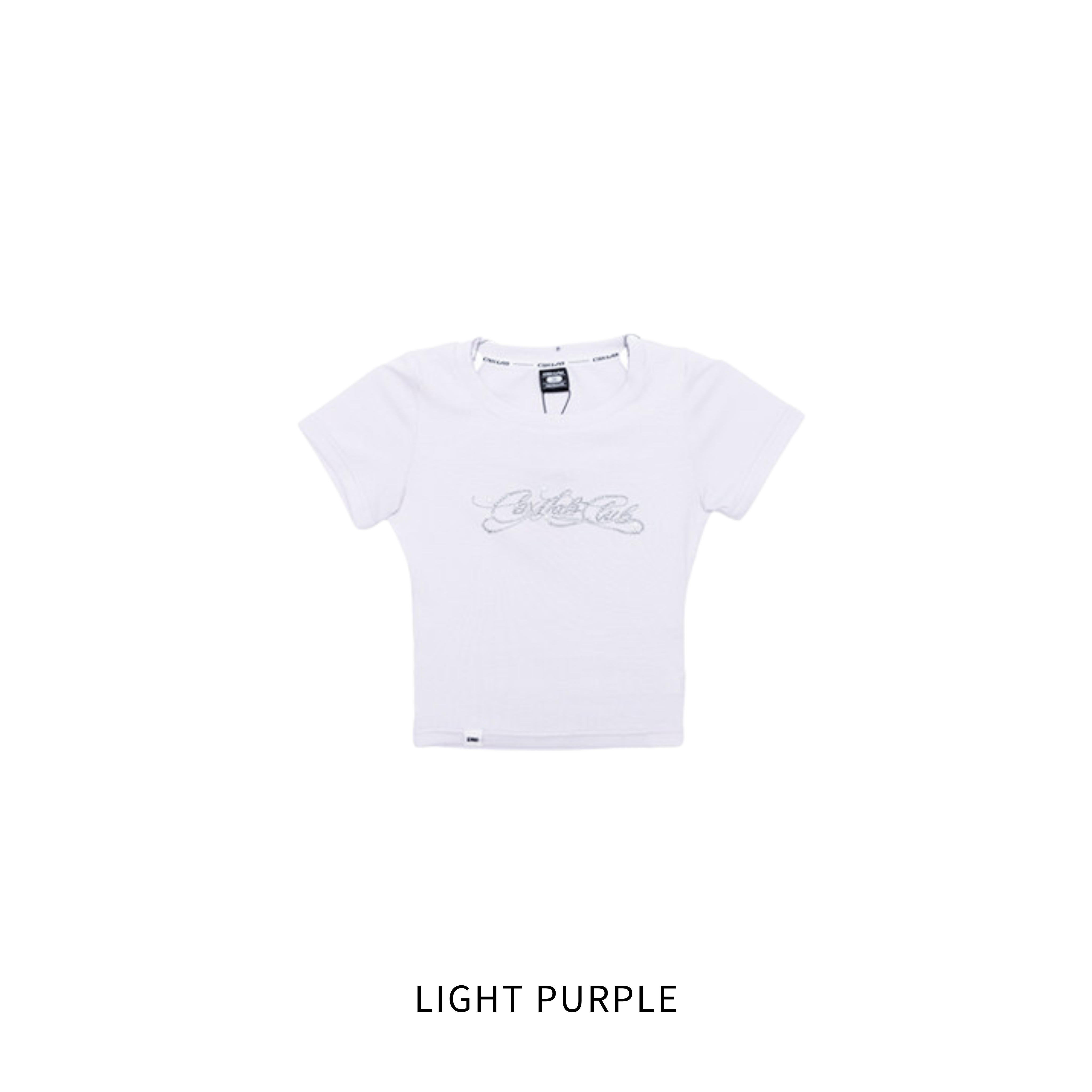 CRYSTAL SCRIPT BABY TEE