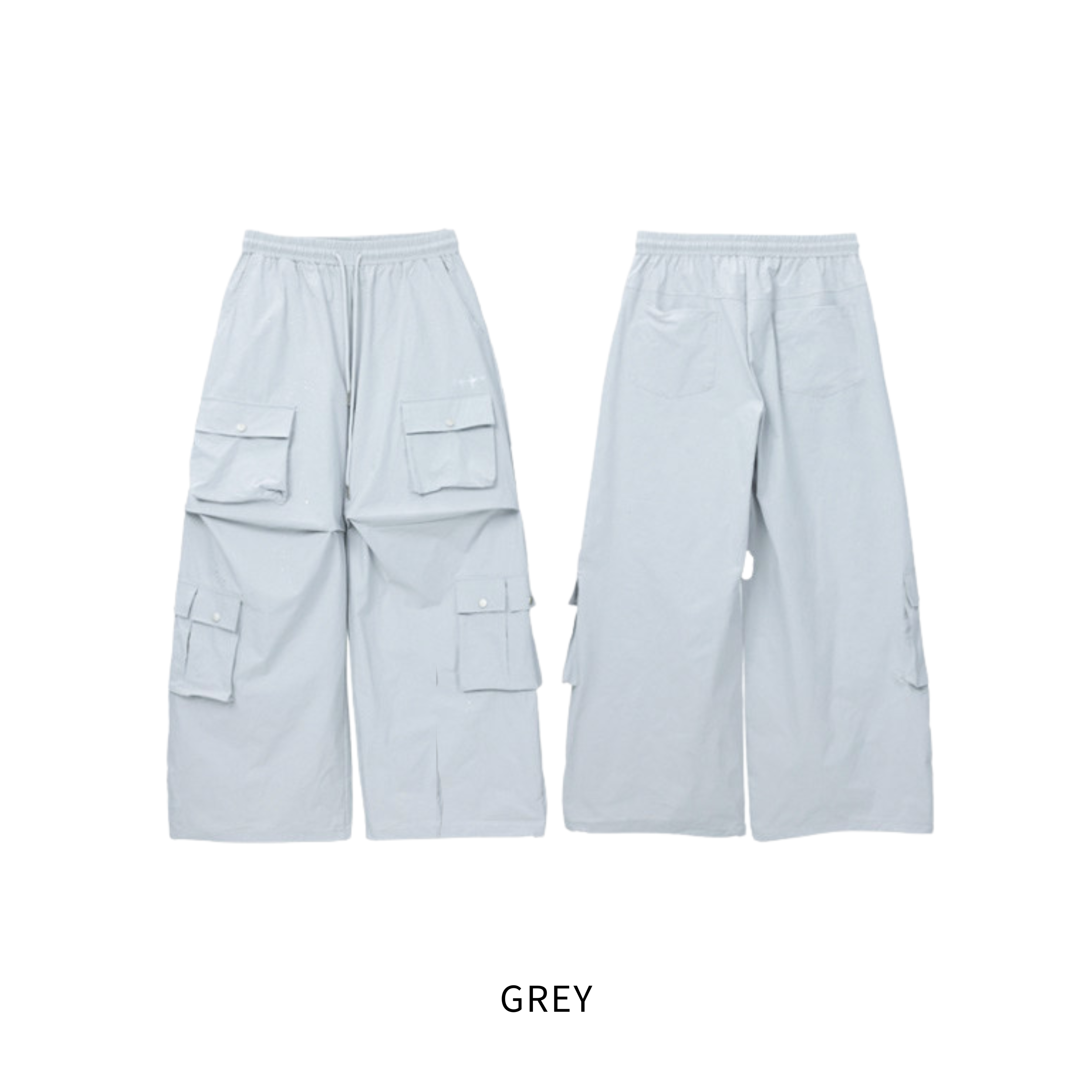 GLITTER CARGO WIDE PANTS