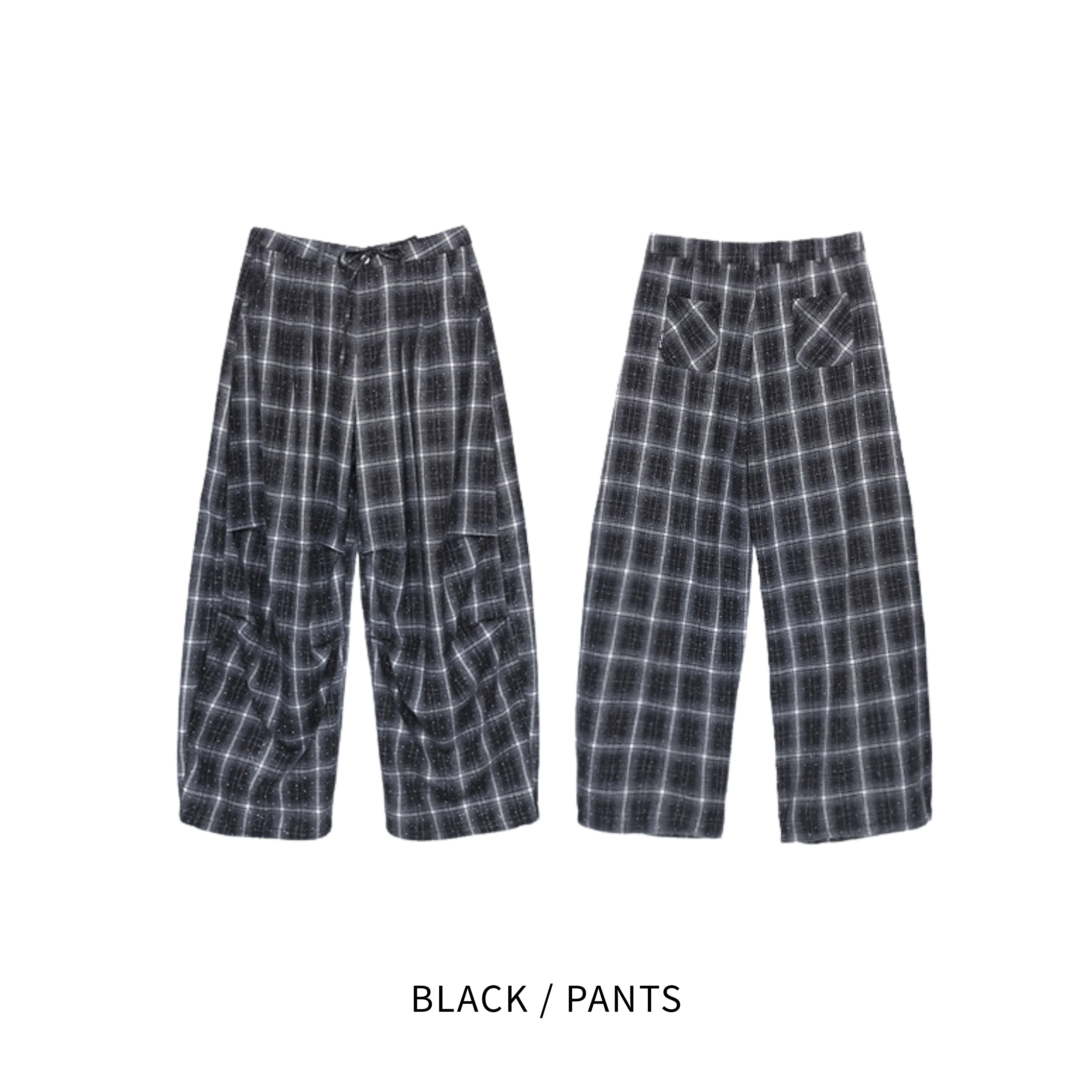 OVERSIZED CHECK PANTS