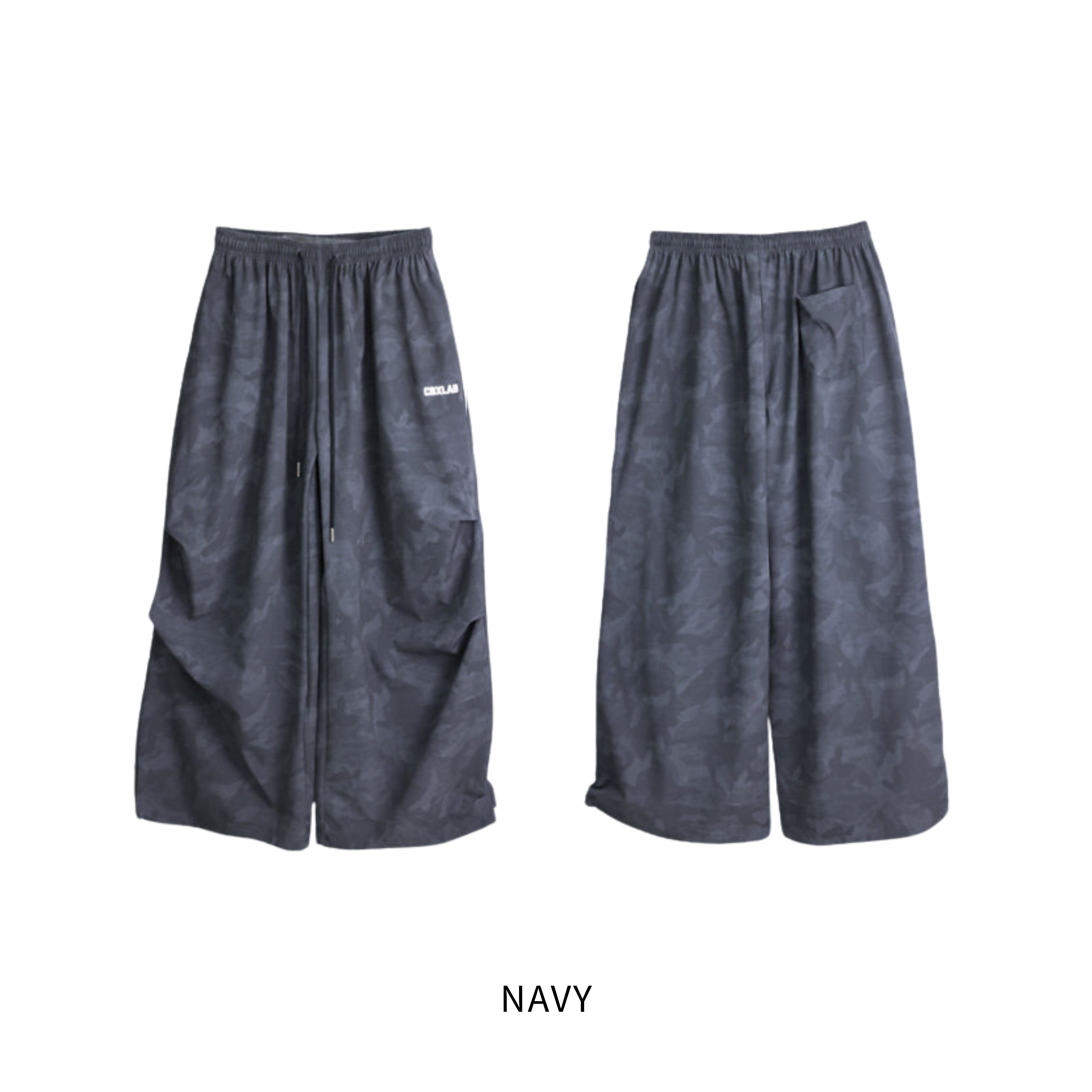 CAMO DRAPE PANTS