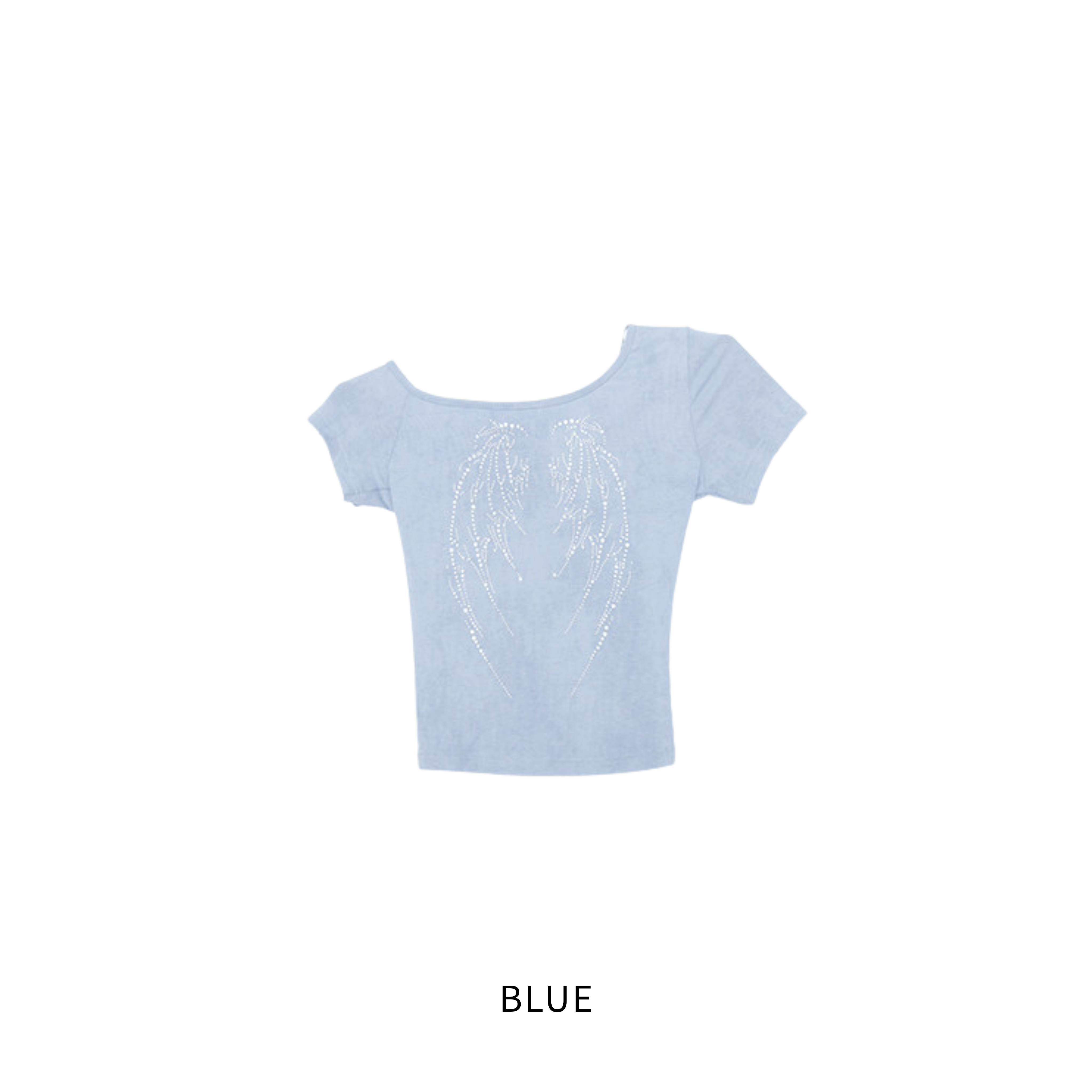 RHINESTONE ANGEL TOP