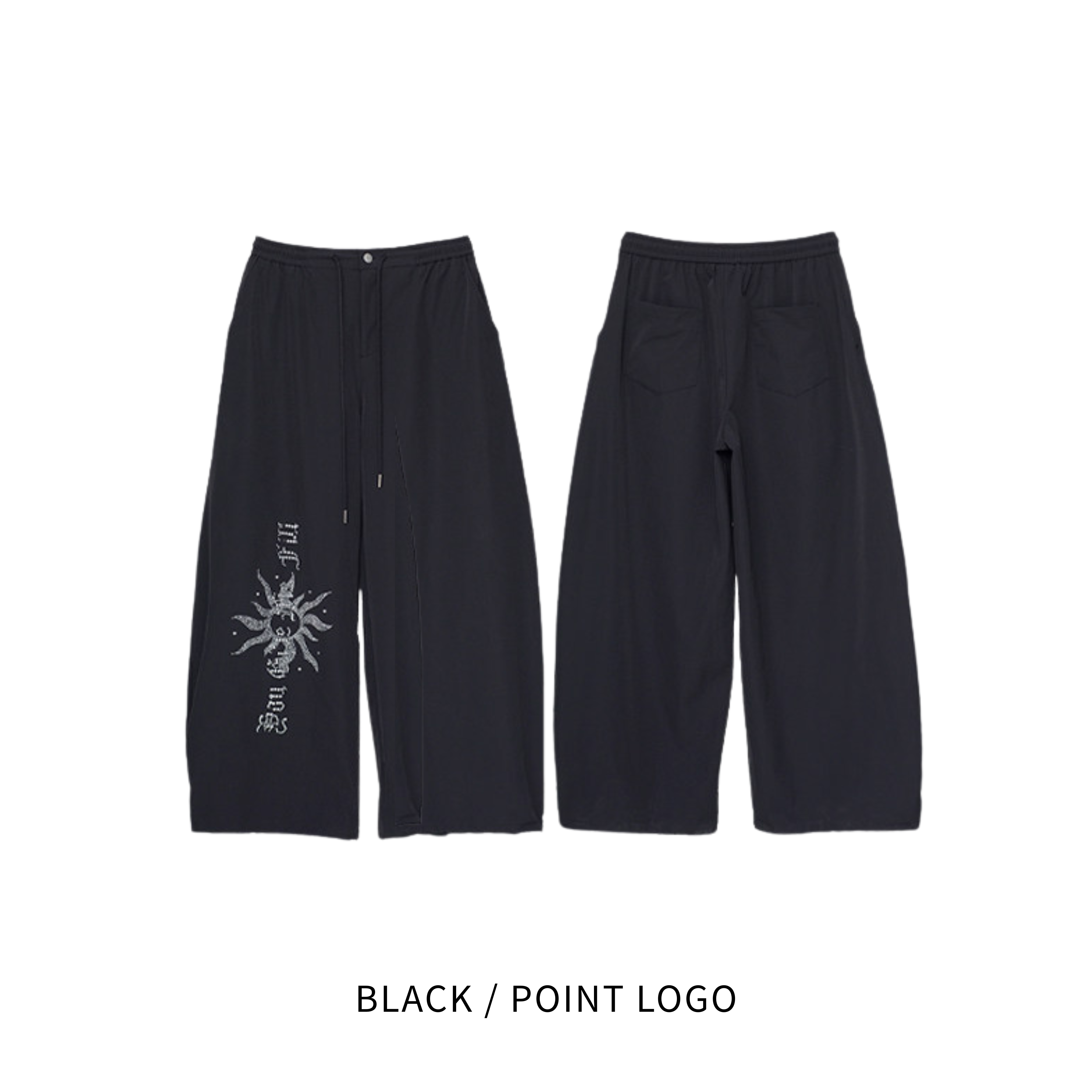 GLITTER SIGNATURE WIDE PANTS