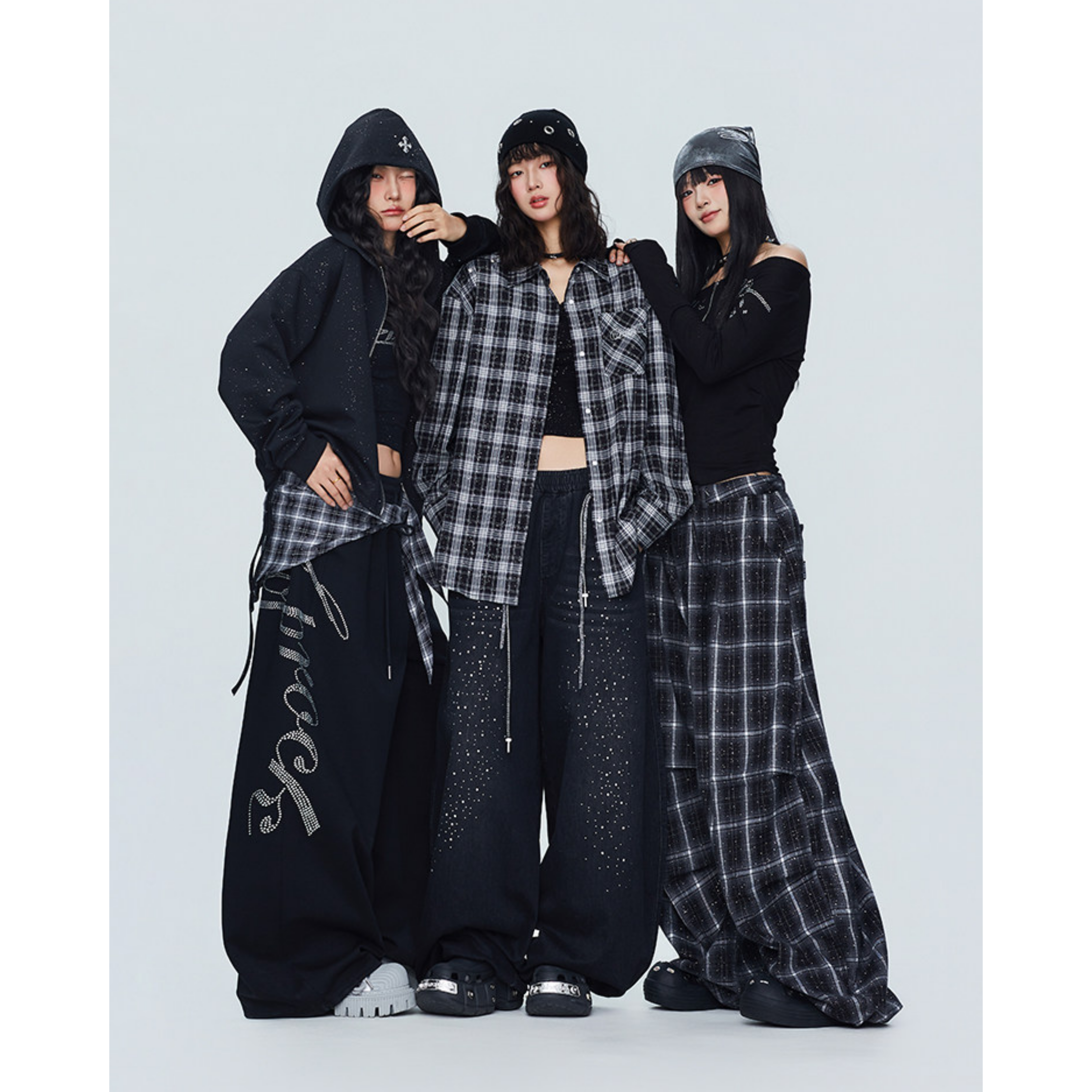 OVERSIZED CHECK PANTS