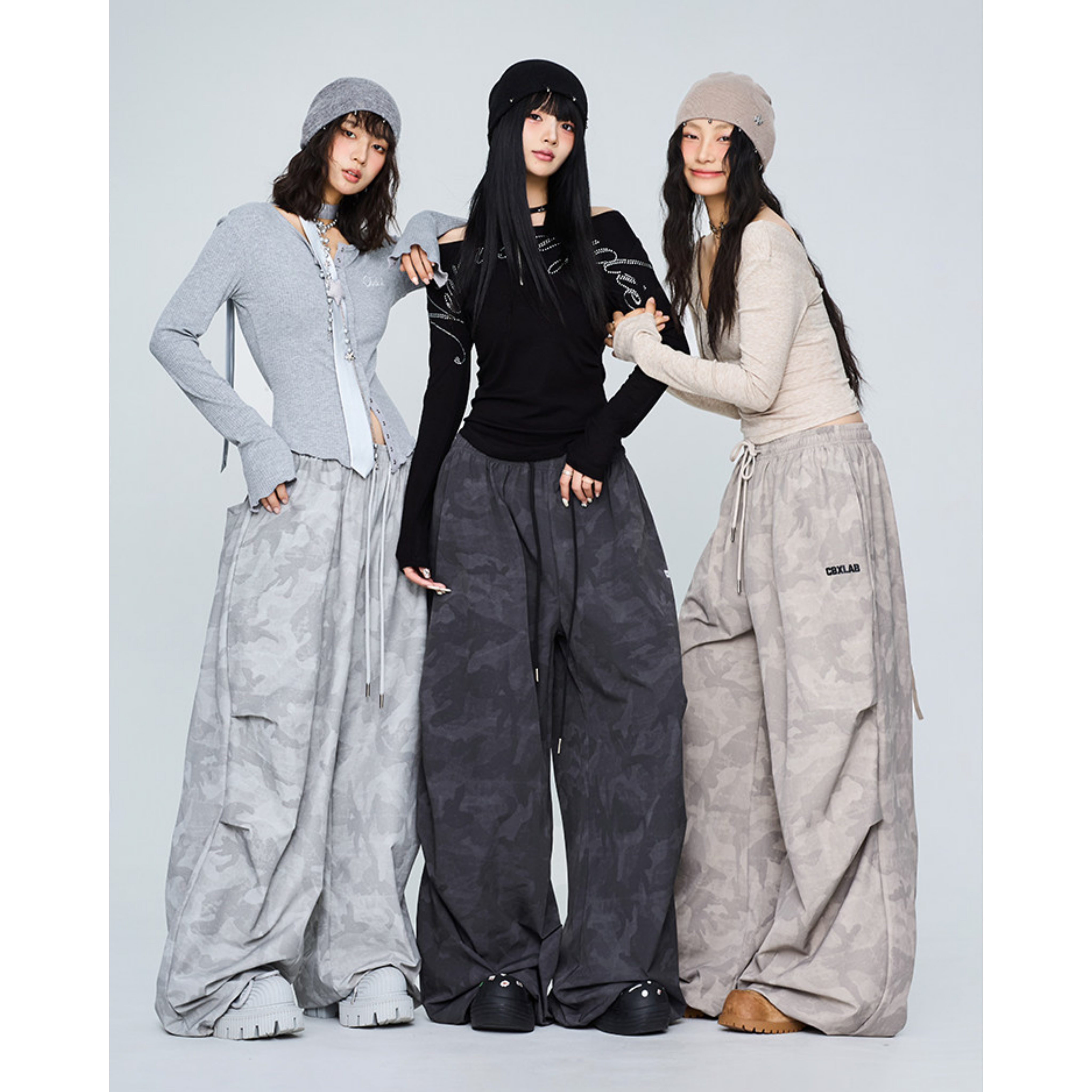 CAMO DRAPE PANTS