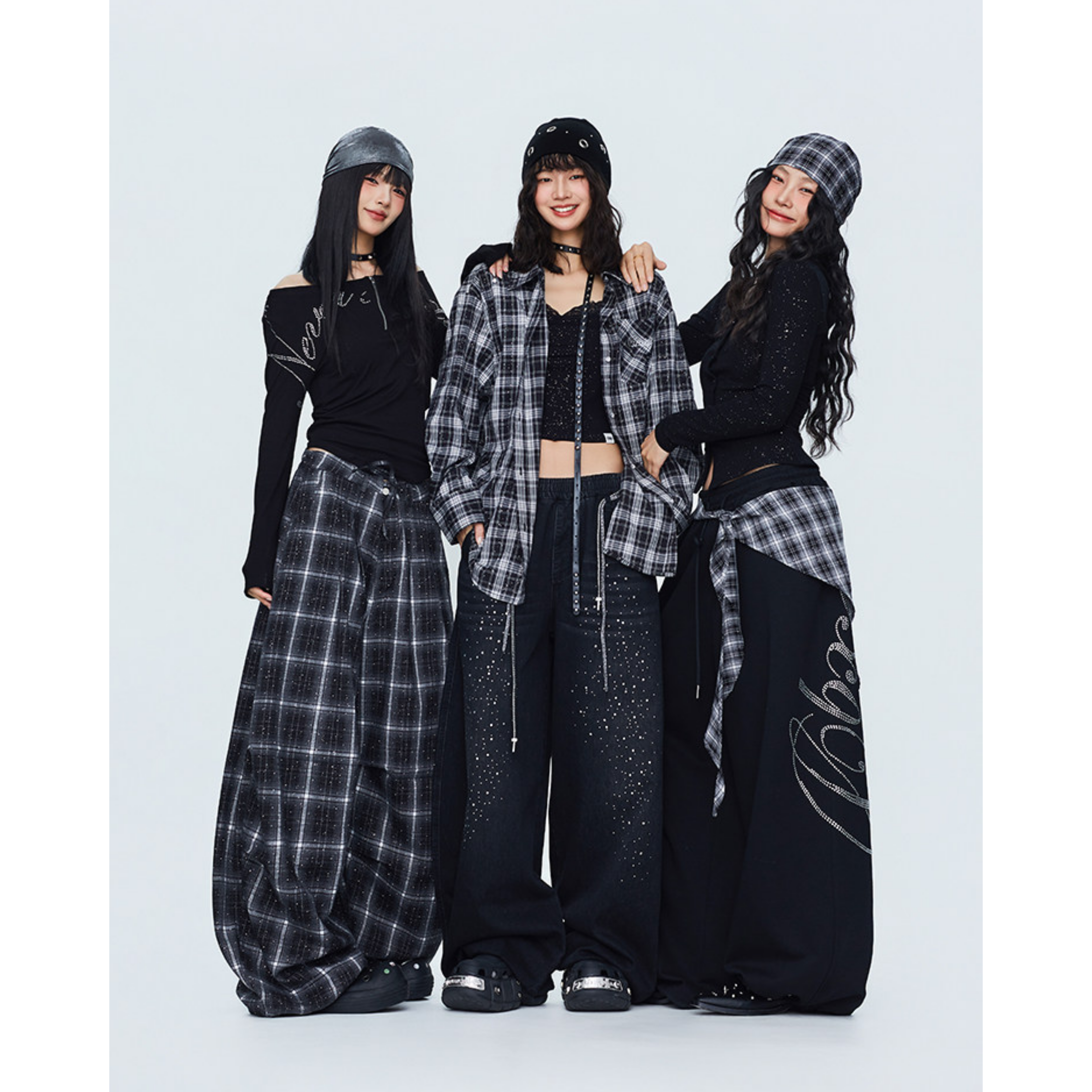 OVERSIZED CHECK PANTS