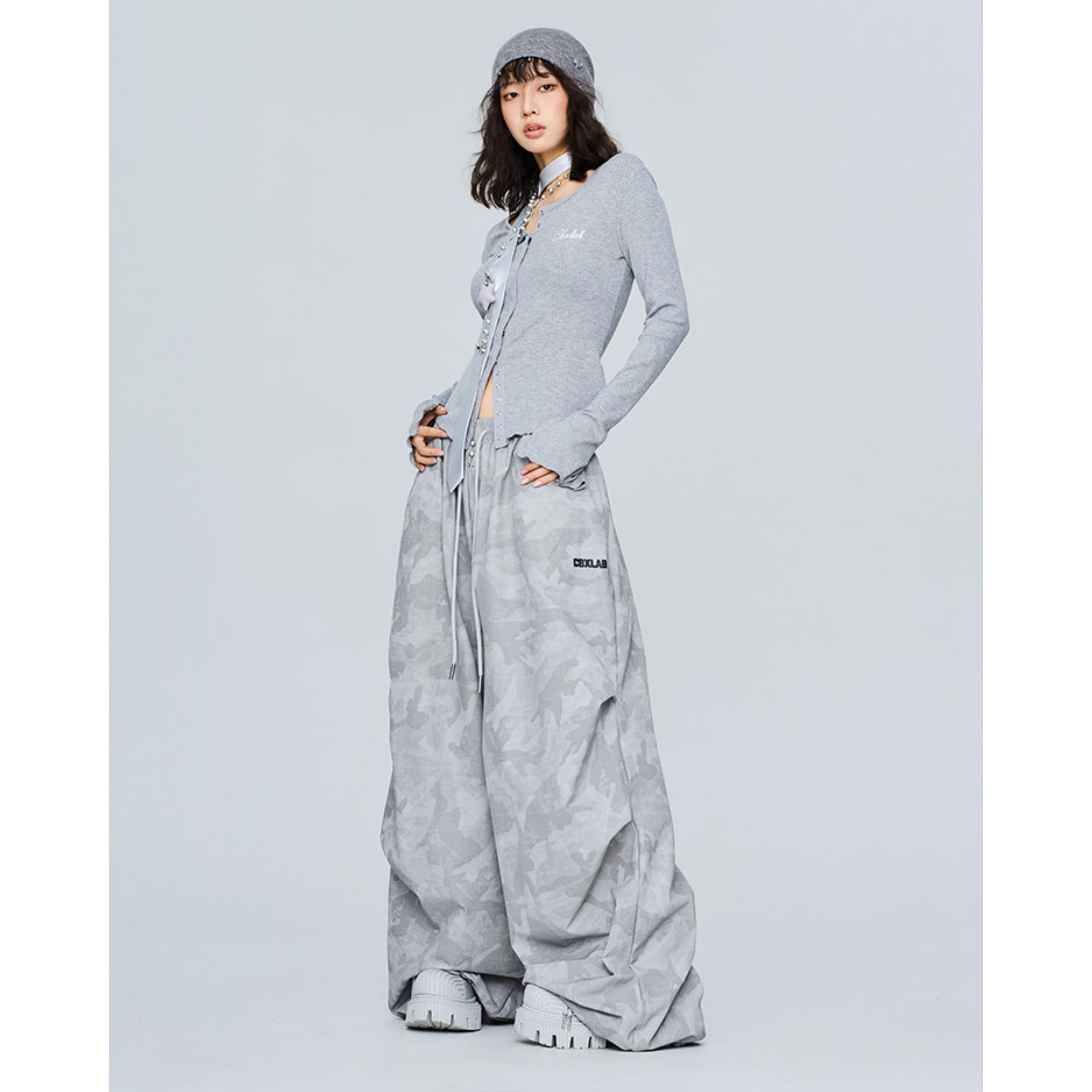 CAMO DRAPE PANTS
