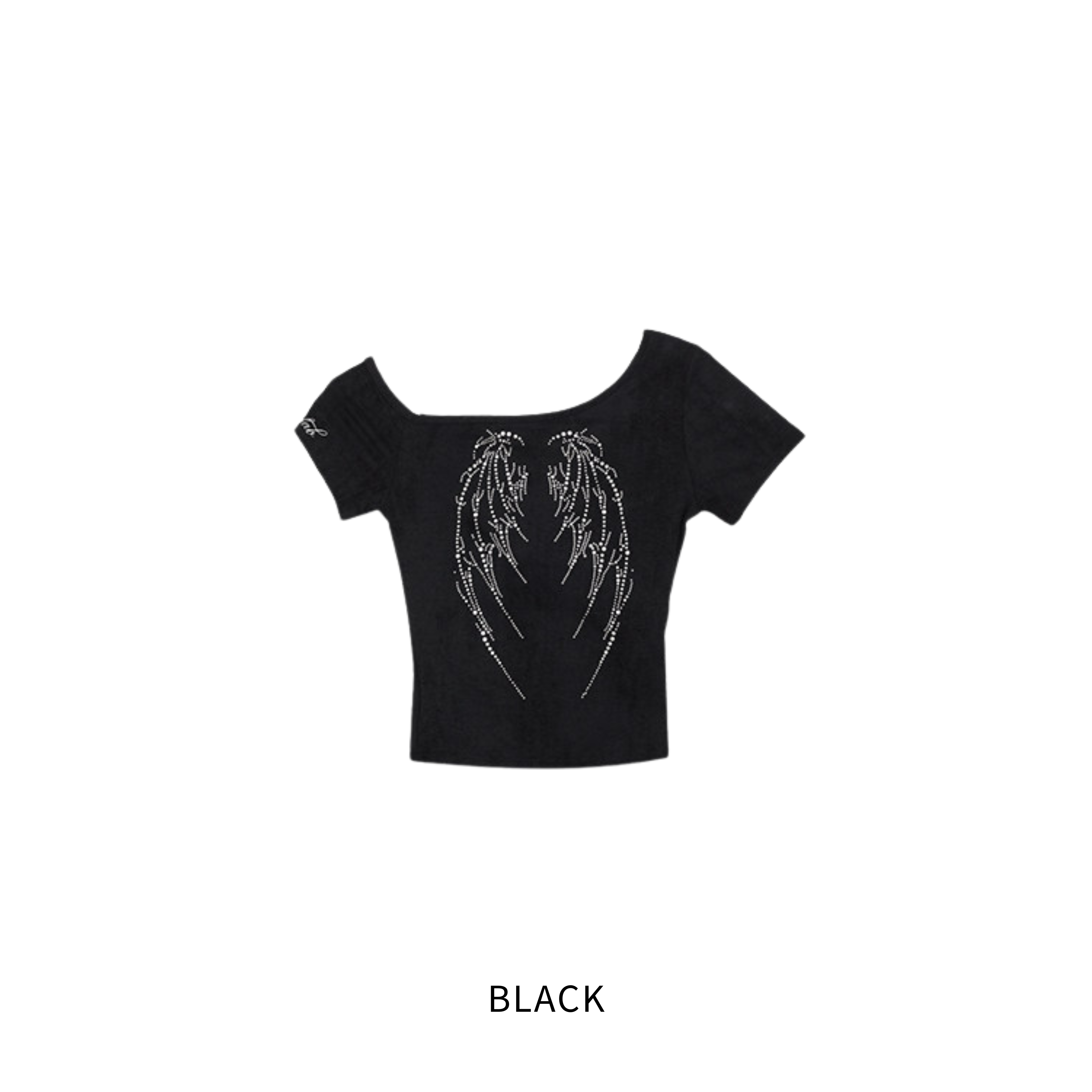 RHINESTONE ANGEL TOP
